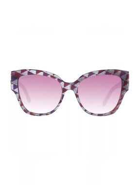 Atelier Swarovski Crystal Gradient Tortoise Frame Sunglasses NWT